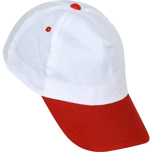 0201-11 Beyaz - Kırmızı Şapka